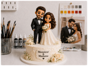 Custom Bride and Groom Personalized Figurine | Wedding Cake Topper Made from Your Photo | Unique Wedding Gift | 3D Mini Me Figurine