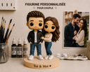 Personalisierte 3D Chibi Pop Figur nach Foto | Mini-Me | Geschenk für Paare, Hochzeiten, Familie, Freunde und Berufe